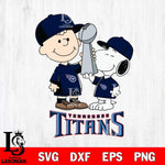 Tennessee Titans Charlie Brown and Snoopy Champions Svg Eps Dxf Png File, NFL svg , Digital Download , Instant Download, Cricut File