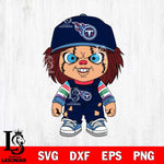 Tennessee Titans Chucky Football Horror Halloween Svg Eps Dxf Png File, Digital Download, Instant Download