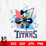 Tennessee Titans Cute Daisy Duck Cheerleader SVG DXF EPS PNG FILE, Disney Father day File Cut,Digital Download,Instant Download,Disney Svg Files