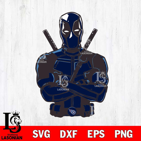 Tennessee Titans Deadpool Svg Eps Dxf Png File, Digital Download, Instant Download