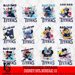 Tennessee Titans Disney Rad Dad NFL Bundle 12 SVG DXF EPS PNG FILE, Father day File Cut,Digital Download,Instant Download,Disney Svg Files