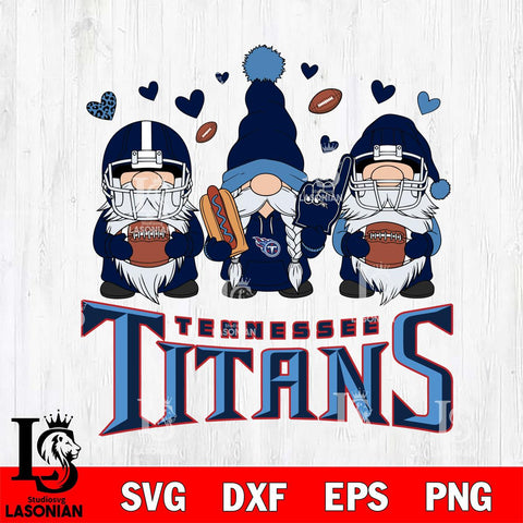 Tennessee Titans Gnome Rugby File Cut, NFL SVG, Digital Download , CHRISTMAS Criucut , Silhouette