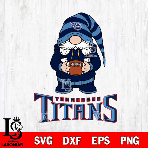 Tennessee Titans Gnome Sport File Cut, NFL SVG, Digital Download , CHRISTMAS Criucut , Silhouette