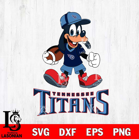 Tennessee Titans Goofy Football Player SVG DXF EPS PNG FILE,NFL Cricut ,Football Digital Download,Instant Download, Silhouette