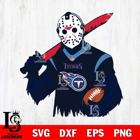 Tennessee Titans Jason Voorhees Horror 11 Svg Eps Dxf Png File, NFL svg, Digital Download, Instant Download