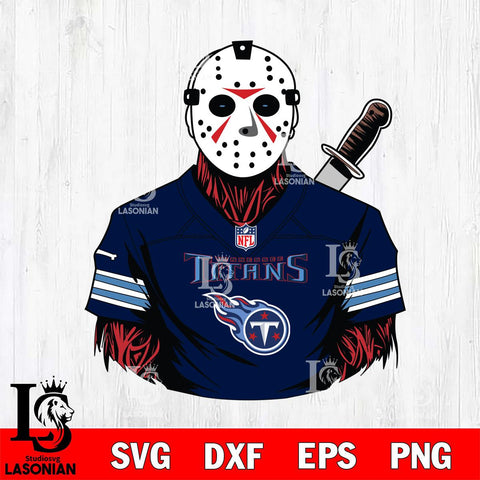 Tennessee Titans Jason Voorhees Horror 4 Svg Eps Dxf Png File, NFL svg, Digital Download, Instant Download