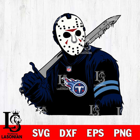 Tennessee Titans Jason Voorhees Horror 7 Svg Eps Dxf Png File, NFL svg, Digital Download, Instant Download