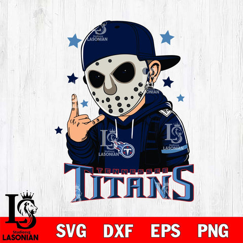Tennessee Titans Jason Voorhees Horror 9 Svg Eps Dxf Png File, NFL svg, Digital Download, Instant Download