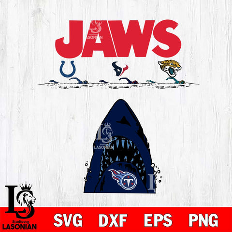 Tennessee Titans Jaws Eat Colts, Texans, Jaguars Svg Eps Dxf Png File, Digital Download, Instant Download