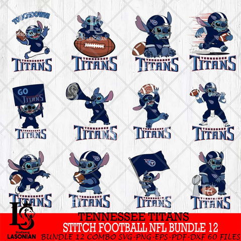 Tennessee Titans Lilo and stitch Football NFL Bundle 12 SVG DXF EPS PNG FILE, NFL File Cut, Digital Download,Instant Download, Silhouette, Cricut