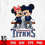 Tennessee Titans Mickey And Minnie Football Champions Svg Eps Dxf Png File, NFL svg , Digital Download , Instant Download, Cricut File