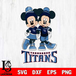 Tennessee Titans Mickey Minnie Valentine Football Svg Eps Dxf Png File, NFL svg , Digital Download , Instant Download, Cricut File