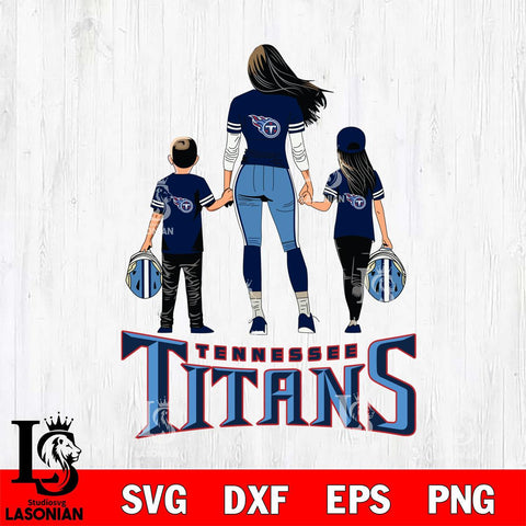 Tennessee Titans Mother and son Rugby SVG DXF EPS PNG FILE,NFL SVG, Father day Digital Download,Instant Download, Silhouette
