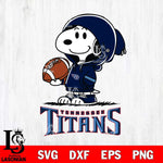Tennessee Titans Snoopy Football Svg Eps Dxf Png File, NFL svg , Digital Download , Instant Download, Cricut File
