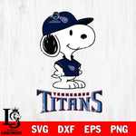 Tennessee Titans Snoopy Football sport SVG DXF EPS PNG FILE,Snoopy File Cut, Nfl Digital Download,Instant Download, Silhouette