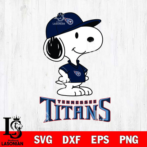 Tennessee Titans Snoopy Football sport SVG DXF EPS PNG FILE,Snoopy File Cut, Nfl Digital Download,Instant Download, Silhouette