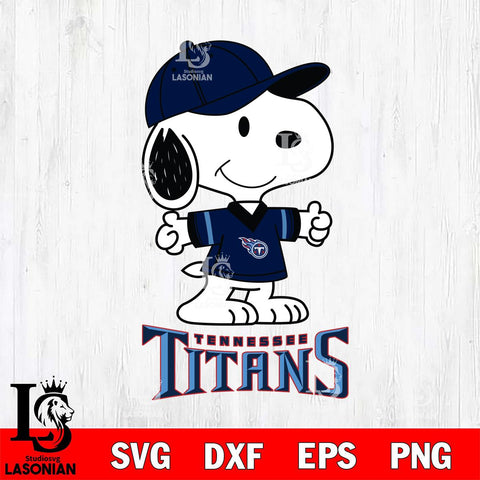Tennessee Titans Snoopy football SVG DXF EPS PNG FILE,Snoopy File Cut, Nfl Digital Download,Instant Download, Silhouette