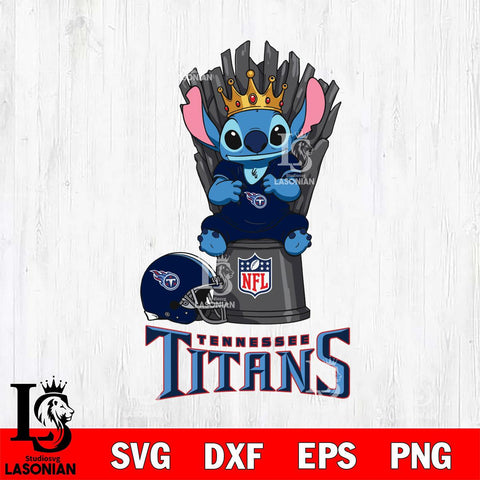 Tennessee Titans Stitch King Football SVG DXF EPS PNG FILE, Stitch File Cut,NFL Digital Download,Instant Download, Silhouette