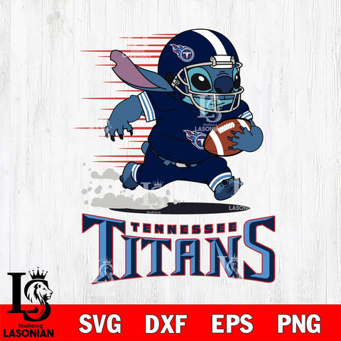 Tennessee Titans Stitch Run Football SVG DXF EPS PNG FILE, NFL File Cut, Digital Download,Instant Download, Silhouette, Cricut