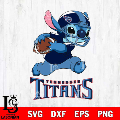 Tennessee Titans Stitch Run Rugby Ball SVG DXF EPS PNG FILE, Stitch File Cut,NFL Digital Download,Instant Download, Silhouette