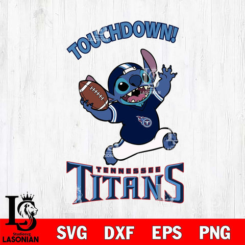 Tennessee Titans Stitch Touchdown SVG DXF EPS PNG FILE, NFL File Cut, Digital Download,Instant Download, Silhouette, Cricut