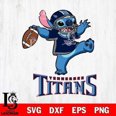 Tennessee Titans Stitch dance rugby ball SVG DXF EPS PNG FILE, Stitch File Cut,NFL Digital Download,Instant Download, Silhouette