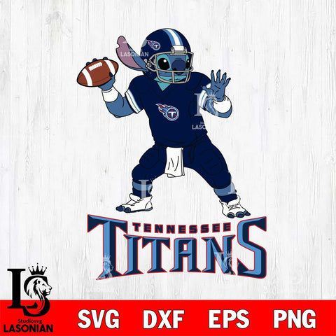 Tennessee Titans Stitch throw the ball SVG DXF EPS PNG FILE, NFL File Cut, Digital Download,Instant Download, Silhouette, Cricut