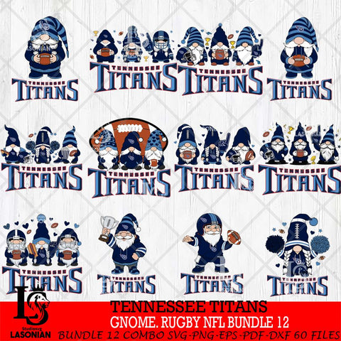 Tennessee Titans  Gnome Football NFL Bundle File Cut, NFL SVG, Digital Download , CHRISTMAS Criucut , Silhouette