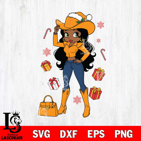 Tennessee Volunteers Betty Boop Cowboy File Cut, NCAA SVG DXF EPS PNG PDF File, Digital Download , Criucut , Silhouette