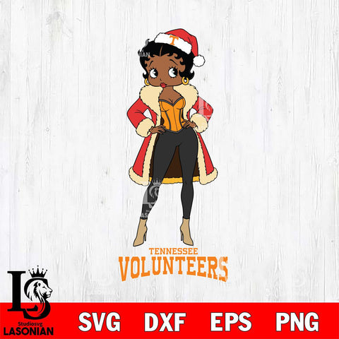 Tennessee Volunteers Betty Boop Queen File Cut, NCAA SVG DXF EPS PNG PDF File, Digital Download , Criucut , Silhouette