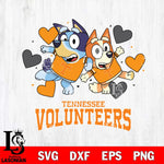 Tennessee Volunteers Bluey & Bingo 10 Svg Eps Dxf Png File, NCAA svg, Digital Download, Instant Download