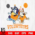 Tennessee Volunteers Bluey & Bingo 2 Svg Eps Dxf Png File, NCAA svg, Digital Download, Instant Download