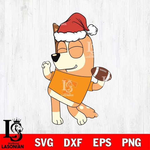 Tennessee Volunteers Bluey Chilli Christmas Svg Eps Dxf Png File, Digital Download, Instant Download