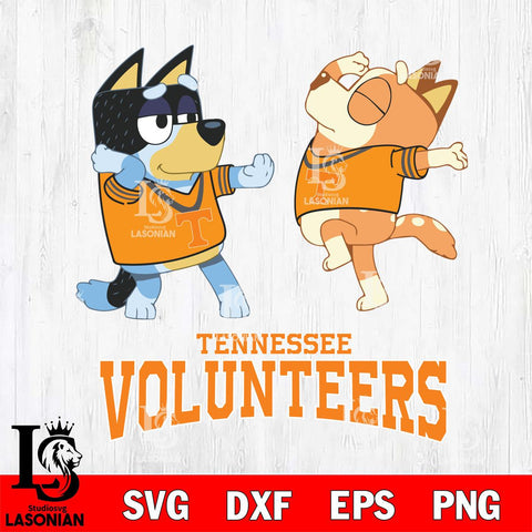 Tennessee Volunteers Bluey Dance Svg Eps Dxf Png File, Digital Download, Instant Download