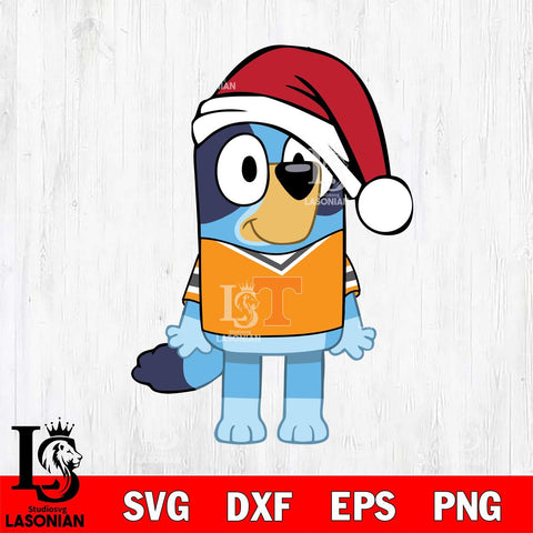 Tennessee Volunteers Bluey Dog Christmas Svg Eps Dxf Png File, Digital Download, Instant Download