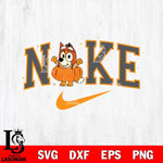 Tennessee Volunteers Bluey Halloween Nike NCAA Svg Eps Dxf Png File, Digital Download, Instant Download