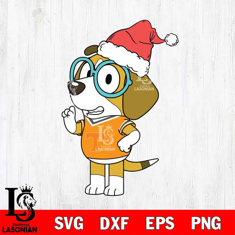 Tennessee Volunteers Bluey Honey Christmas Svg Eps Dxf Png File, Digital Download, Instant Download