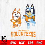 Tennessee Volunteers Bluey with Chilli Dance Svg Eps Dxf Png File, Digital Download, Instant Download