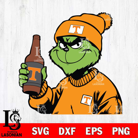 Tennessee Volunteers Boujee Grinch 5 Svg Eps Dxf Png File, Digital Download, Instant Download