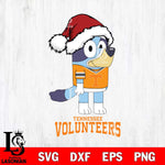 Tennessee Volunteers Christmas Bluey Hat Cut Files,Bluey Cricut,Christmas Svg , Bluey svg , Digital Download, dxf eps png pdf file
