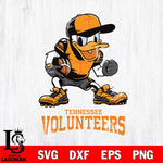 Tennessee Volunteers Donal Duck Disney, Svg Eps Dxf Png File, Digital Download