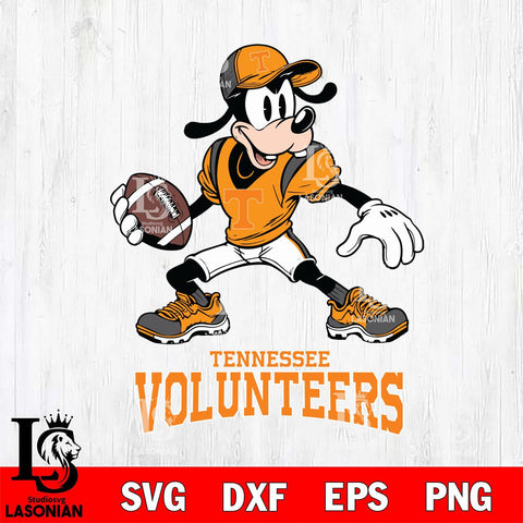 Tennessee Volunteers Goofy Disney, Svg Eps Dxf Png File, Digital Download