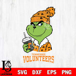 Tennessee Volunteers Grinch Cofffe Christmas Cut Files Cricut, Svg Dxf Eps Png file, Digital download , Silhouette
