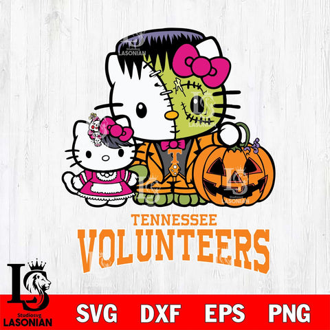 Tennessee Volunteers Hello Kitty Horror 10 Svg Eps Dxf Png File, Digital Download