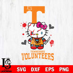 Tennessee Volunteers Hello Kitty Horror 2 Svg Eps Dxf Png File, Digital Download