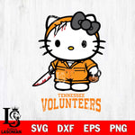 Tennessee Volunteers Hello Kitty Horror 5 Svg Eps Dxf Png File, Digital Download
