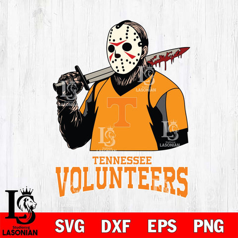 Tennessee Volunteers Jason Voorhees 11 Svg Eps Dxf Png File, Digital Download