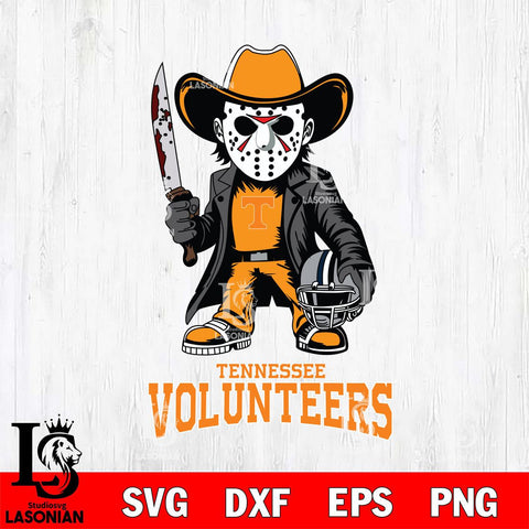 Tennessee Volunteers Jason Voorhees 3 Svg Eps Dxf Png File, Digital Download