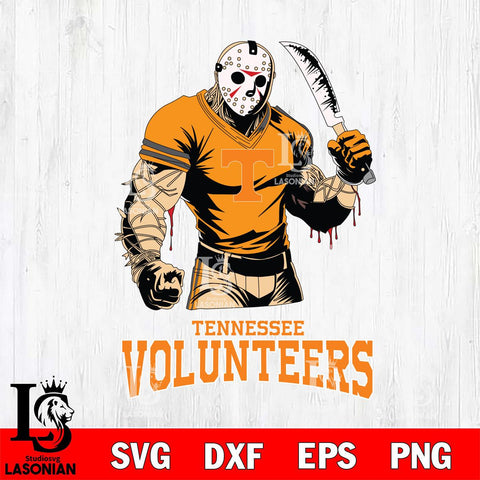 Tennessee Volunteers Jason Voorhees Svg Eps Dxf Png File, Digital Download