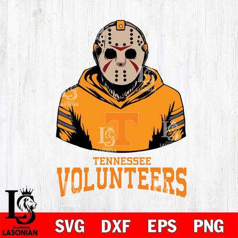 Tennessee Volunteers Jason Voorhees 4 Svg Eps Dxf Png File, Digital Download